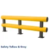 Rack Armour Double Bumper Barrier (Safety _ Grey)